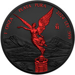 Pièce de monnaie en Argent g 31.1 (1 oz) Millésime 2024 LIBERTAD (PRÉCOMMANDE)