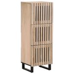 vidaXL Buffet 40x34x110 cm bois de manguier massif