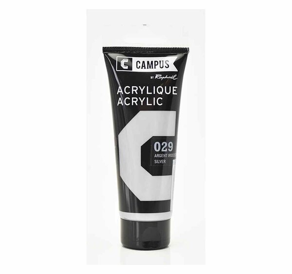 Peinture acrylique 100 ml - Argent iridescent n°029