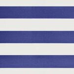 vidaXL Auvent rétractable bleu et blanc 3x2 5 m tissu et aluminium