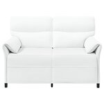 vidaXL Canapé 100  polyester  cadre en métal  MDF  Contreplaqué