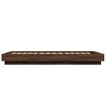 vidaXL Cadre de lit sans matelas chêne marron 90x200 cm