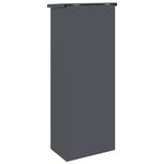 vidaXL Boîte de dépôt de colis Anthracite 44.5 x 29 x 110.5 cm Acier