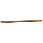 vidaXL Étagères murales 4 Pièces vieux bois 60x20x1 5cm bois d'ingénierie