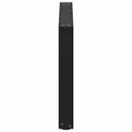 vidaXL Pieds de table basse en U 2 pièces Noir 70 x (42-43) cm Acier
