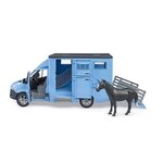 Bruder 02674 - Camion Bétaillère Mercedes Benz Sprinter avec un cheval