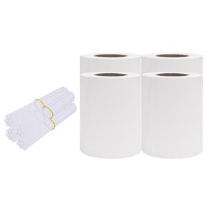 vidaXL Écrans d'intimité de jardin 4 Pièces PVC 35x0 19 m Blanc