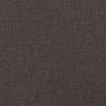 vidaXL Tête de lit avec tête de lit Marron foncé 200 cm tissu