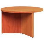 vidaXL Table basse 2 Pièces Brun cire Bois de pin massif