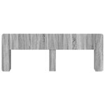 vidaXL Cabinet de Tête de Lit Sonoma gris Bois d'ingénierie