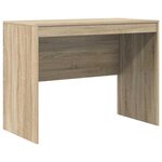 vidaXL Bureau Chêne sonoma 100 x 50 x 76 cm Bois d'ingénierie