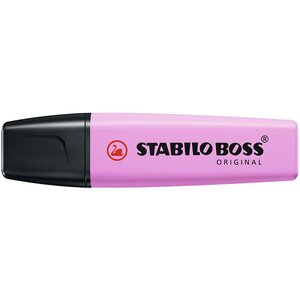 Surligneur BOSS ORIGINAL Pastel mauve givré x 10 STABILO