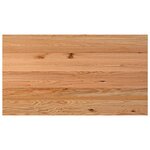 vidaXL Table à manger marron clair bois de chêne massif rectangulaire