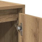 vidaXL Meuble TV chêne artisanal 120x30x40 5 cm bois d'ingénierie