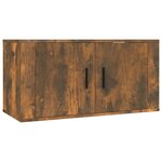 vidaXL Ensemble de meubles TV 6 Pièces Chêne fumé Bois d'ingénierie