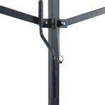 vidaXL Auvent autoportant bleu et blanc 300x300 cm tissu et acier