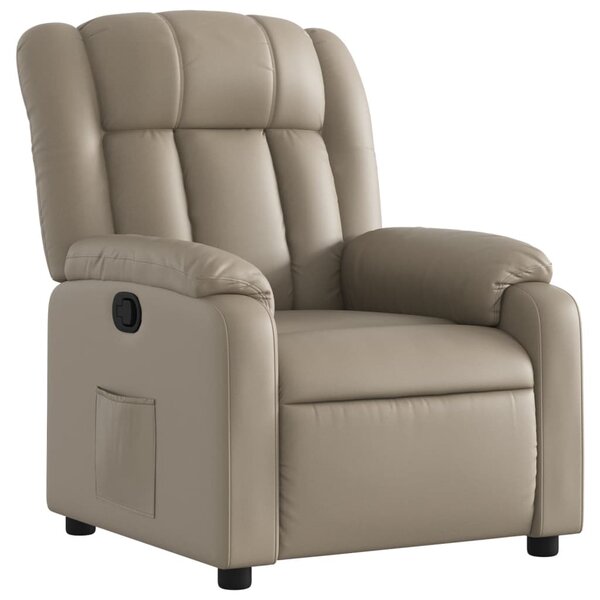 vidaXL Fauteuil inclinable Cappuccino Similicuir