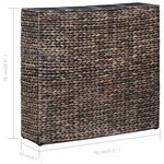 vidaXL Lit surélevé avec 4 pots Jacinthe d'eau Marron