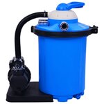 vidaXL Pompe de filtration à sable avec minuterie 550 W 50 L