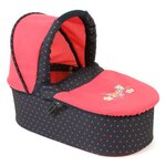 Bayer Chic 2000 637-11 - La poussette pour poupées combinée 3 en 1 EMOTION "ALL IN" - Corail à pois