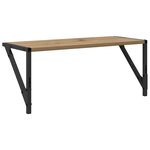 vidaXL Étagères Murales 2 Pièces Chêne artisanal 60 x 25 x 25 5 cm