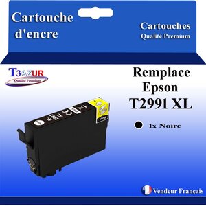 T3AZUR- Cartouche Compatible avec Epson 29XL 29 XL remplace Epson Expression Home XP-235 XP-245 XP-247 XP-255 XP-257 Noire