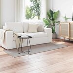 vidaXL Tapis de surface Rectangulaire LUGO Taupe 80 x 150 cm Polyester
