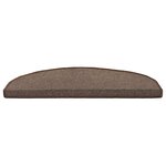 vidaXL Tapis d'escalier auto-adhésifs 15 pièces 80 x 24 5 x 3 5 cm