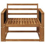 vidaXL Sofa de milieu extérieur Bois d'Acacia Massif Naturel