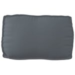 vidaXL Set de coussins de palette 2 Pièces Anthracite Tissu Oxford