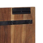 vidaXL Tête de lit multicolore 180 cm bois massif récupération