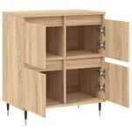 vidaXL Buffet Chêne sonoma 60x35x70 cm Bois d'ingénierie