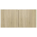 vidaXL Meubles TV suspendus 3 Pièces Chêne sonoma 60x30x30 cm