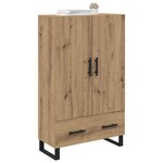 vidaXL Haut Armoire avec tiroir Chêne artisanal 69 5 x 30 x 115 cm