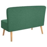 vidaXL Canapé 117x55 5x77 cm Tissu Vert