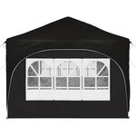 vidaXL Tente de fête pop-up 575 x 288 x 245 cm Noir Tissu Oxford