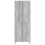 vidaXL Ensemble de Meubles 2 Pièces Sonoma gris Bois d'ingénierie