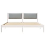 vidaXL Cadre de lit Gris clair 180 x 200 cm Pin massif