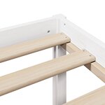 vidaXL Lit pour personne âgée avec tête de lit sans matelas 140x190 cm