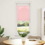 vidaXL Store plissé rose 40x150 cm largeur du tissu 39 4 cm polyester