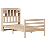 vidaXL Lit bibliothèque sans matelas 100x200 cm bois massif de pin