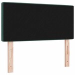 vidaXL Tête de lit avec tête de lit Vert foncé 90 cm Cuir synthétique