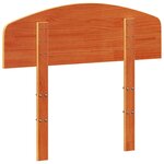 vidaXL Tête de lit cire marron 100 cm bois massif de pin