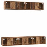 vidaXL Ensemble de meubles TV 5 Pièces Bois ancien Standard Moyen