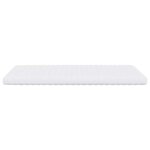 vidaXL Matelas en mousse blanc 120x220 cm 7 zones dureté 20 ILD