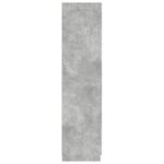 vidaXL Garde-robe Gris béton 90x52x200 cm Bois d’ingénierie