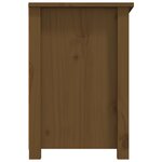 vidaXL Meuble TV Marron miel 79x35x52 cm Bois de pin massif