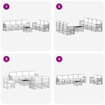 vidaXL Ensembles de canapés 8 pc