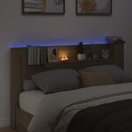 vidaXL Tête de lit avec étagère Chêne Sonoma 180 x 16 5 x 103 5 cm
