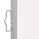 vidaXL Auvent latéral rétractable de patio 60x300 cm Crème
